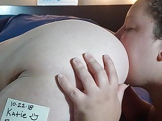 Ass to Mouth ATM for Slave Eating Pregnant Girl