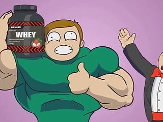 Whey Protein Funny Animation...