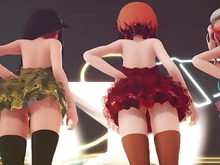 Mmd R-18 Anime Girls Sexy Dancing Clip 363