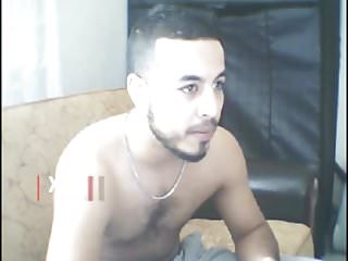 Young algerian stud jerking off for gay viewers...