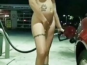 Pumping gas nude 