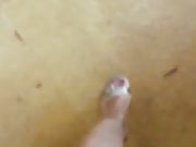 Mature friend toes sexy