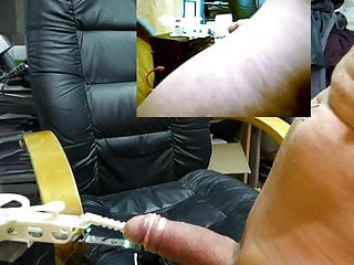 fucking machine fluted plug inside cock cam02 and webcam