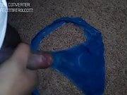 cum on nieces blue thong 