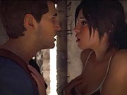 Nathan Drake & Lara Croft fuck: HydraFXX animation 