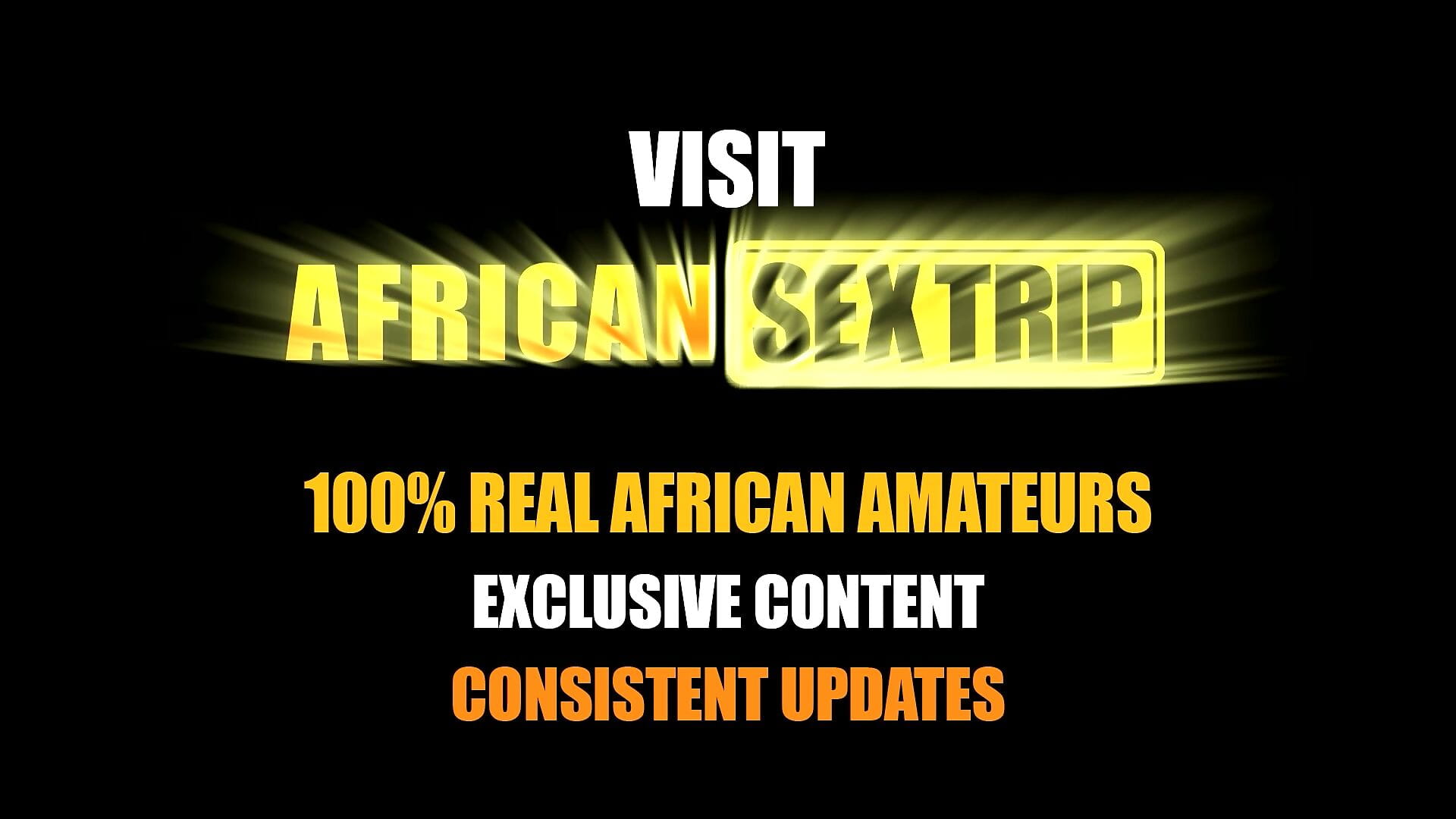 Found Old Footage Of My First Trip To Africa And Fucked This Hot Ebony Teen