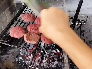 Cooking barbecue