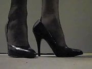 Transvestite Rachel Stockings and High Heels