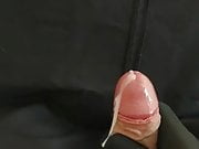 Cumshot with replay in slow motion