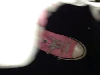 Cumming All Over My Pink Converse Sneakers...