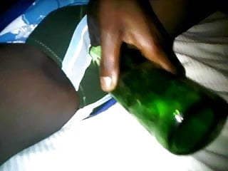 My african girlfriend beer bottle in...