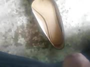 Pissing Inside Hot Girl's shoes 