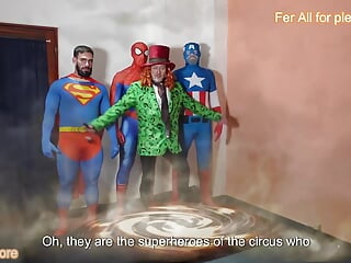 Part 2 Superheroes Fer Turns Into Ringmaster and Plays Hot with His Friends-mental Control