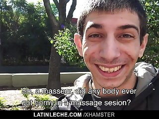 Latino boy takes in virgin ass...