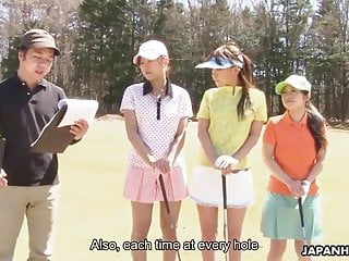 Asian golf fucked and cummed on...