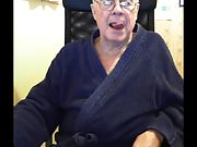 grandpa stroke on webcam