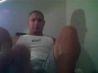 Straight Guys Feet On Webcam #282