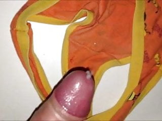 Cum in hot neighbour&#039;s dirty panties 8