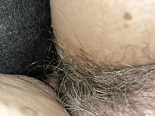 Playing With Wifes Hairy Pussy