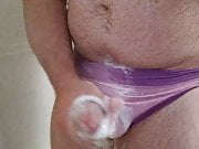 Panties in shower