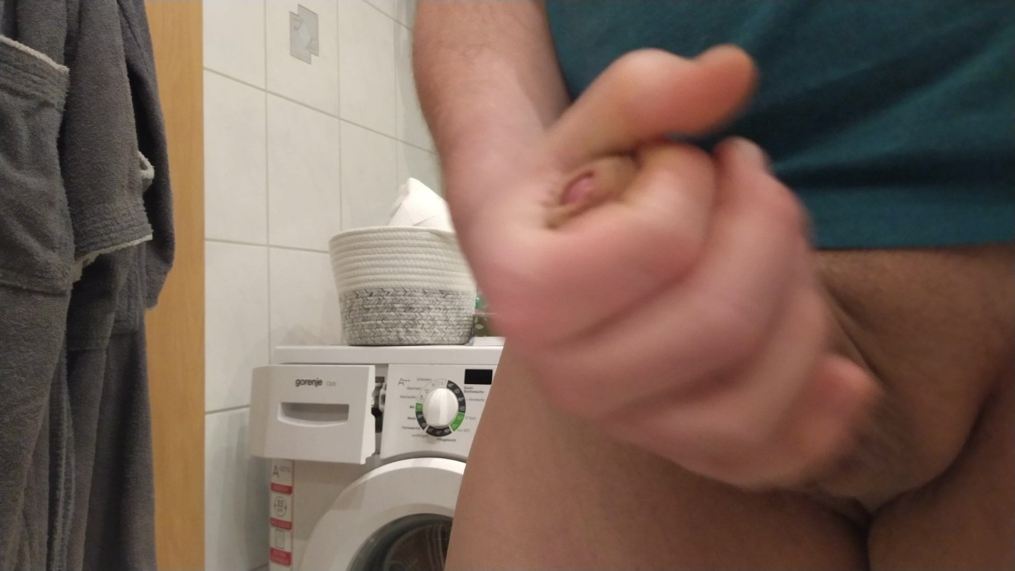 ucut cock morning solo cum