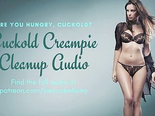 Cum, Creampied, Cuckold Creampie Cleanup, Eating