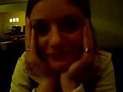 My ex-girlfriend flashing at a restaurant