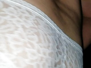 White lace panties...