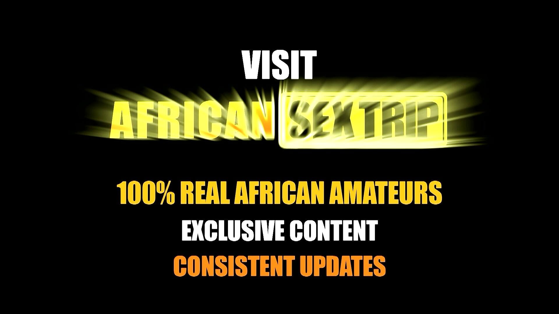 Found Old Footage Of My First Trip To Africa And Fucked This Hot Ebony Teen