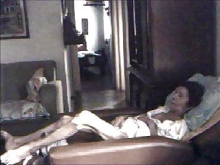 .Very old Granny masturbating - Hacked cam.