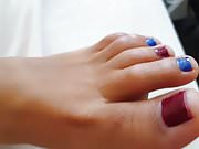 Girlfriend has pretty feet