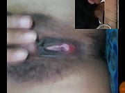 Video call girl masturbation