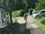 Gloucestershire nudist builder enjoying sun