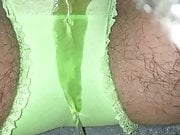 Green panty pissing  ...  Pt.1