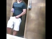 Cute Young Man Pees