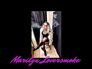 Marilyn Smoking Fetish Big Cock Tease