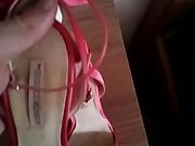 Sister in law's pink sandals