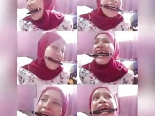 Tudung Melayu Bunga Lara Smule Karaoke &amp; Mouth Gagged