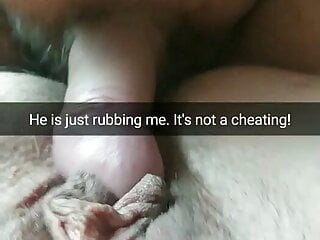 He is just rubbing my pussy! Its totally not cheating, hubby!