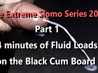 The Extreme Slow Motion Series 2023 - Ep01 - Fluid Loads On The Black Cum Board