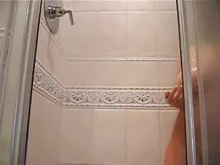 Nikki in shower