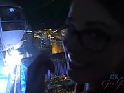 Penny's mouth receives your cum several times in Vegas