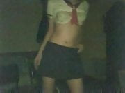 Sexy Tranny Schoolgirl