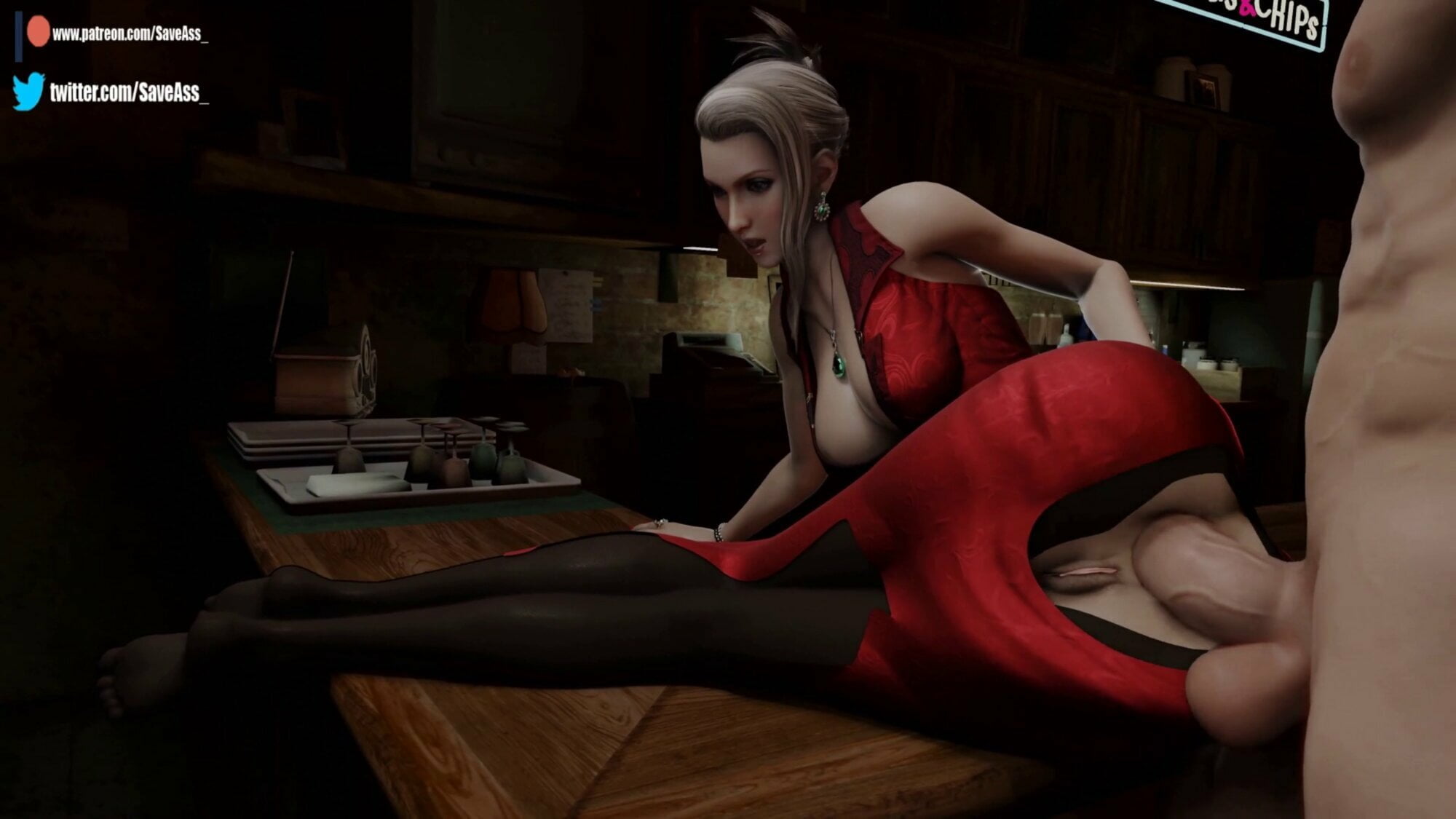 Scarlet Has Anal Sex With A Monster Cock