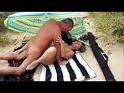 a stranger fuck wife at the beach, hubby films