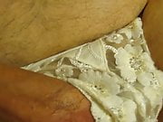 Masturbation and insertion in thong
