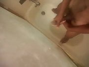 In the shower again