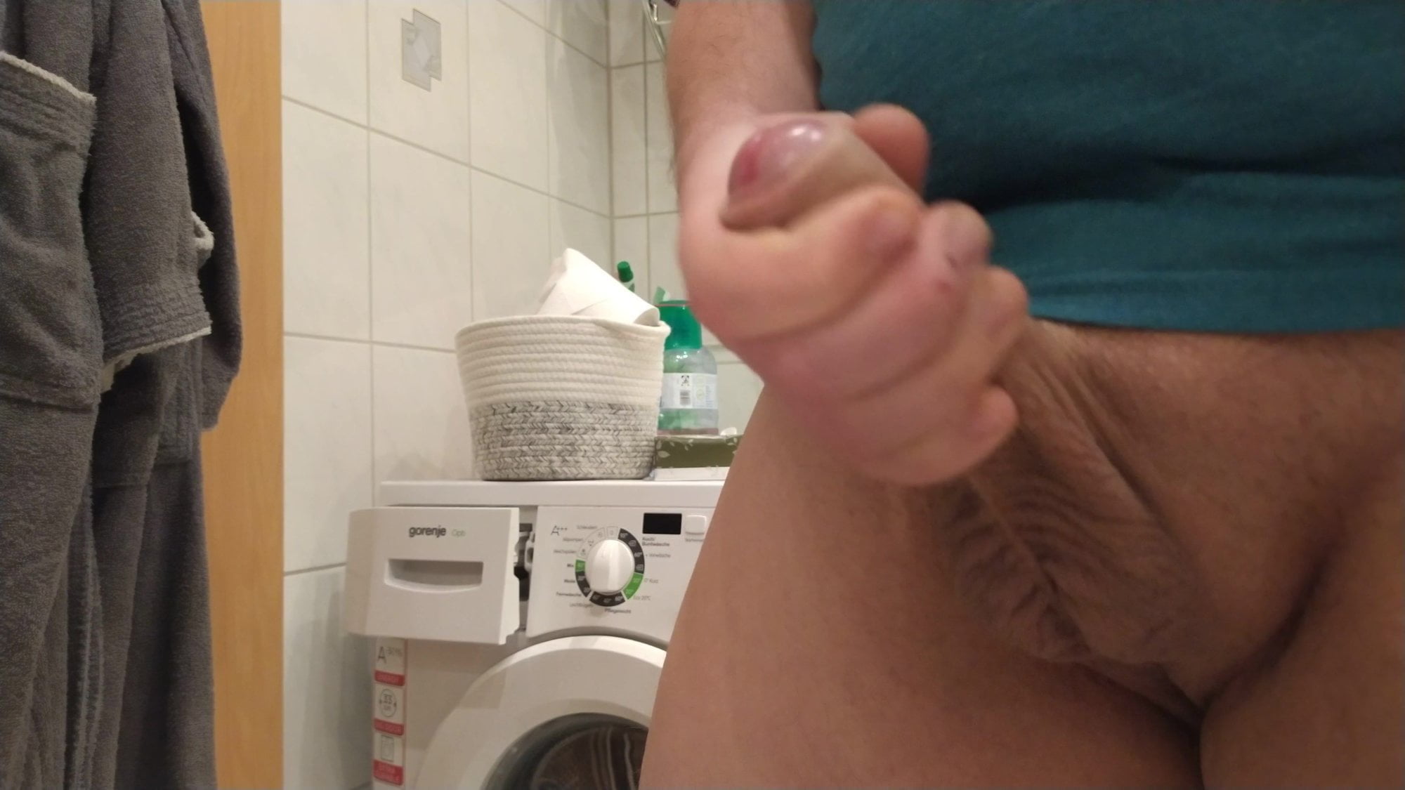 ucut cock morning solo cum
