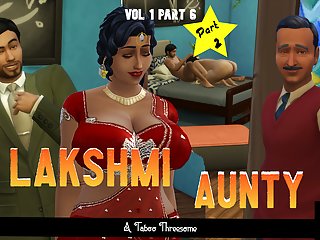  video: Vol 1 Part 6 ii - Desi Saree Aunty Lakshmi Tricked and got Double Penetrated by her Brother-in-law - Wicked whims