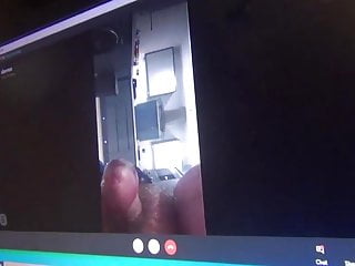 JOI POV, Big Tit Wife, Webcam Cumshot, Side View